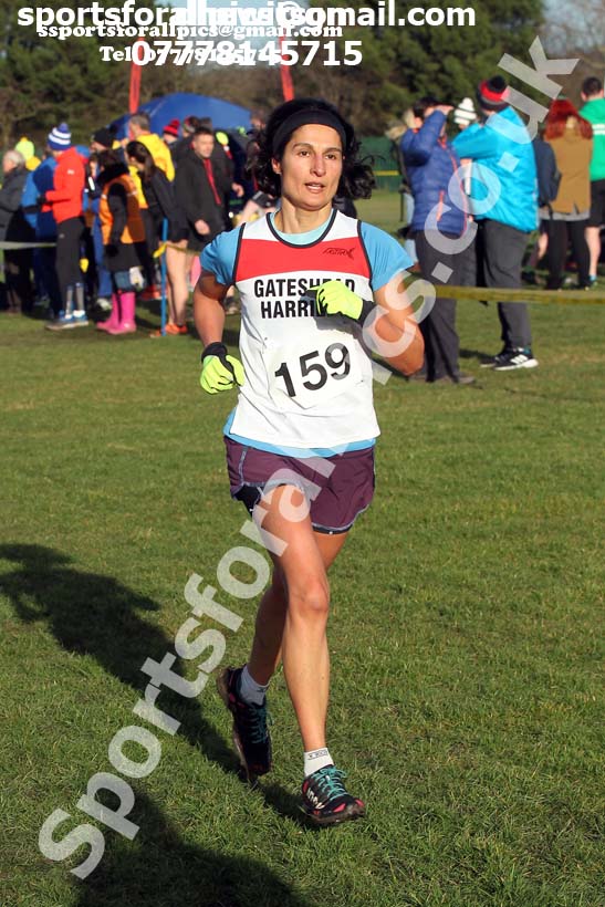 Senior womens 2020 Birtley Cross Country Relay, County Durham.  Photo: David T. Hewitson/Sports for All Pics